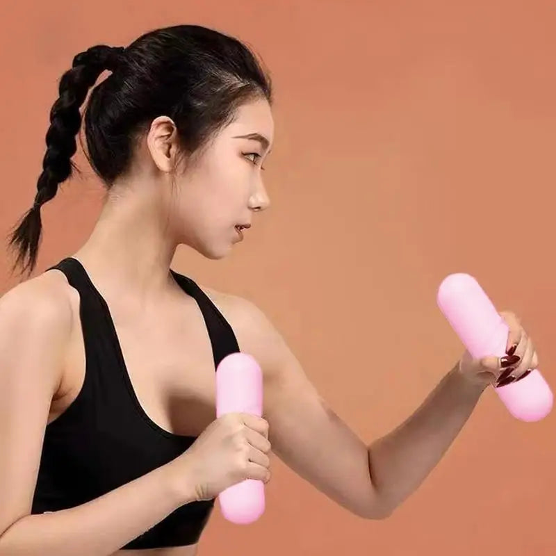 2pcs Portable Silicone Mini Small Dumbbells for Yoga - Pape'sShop