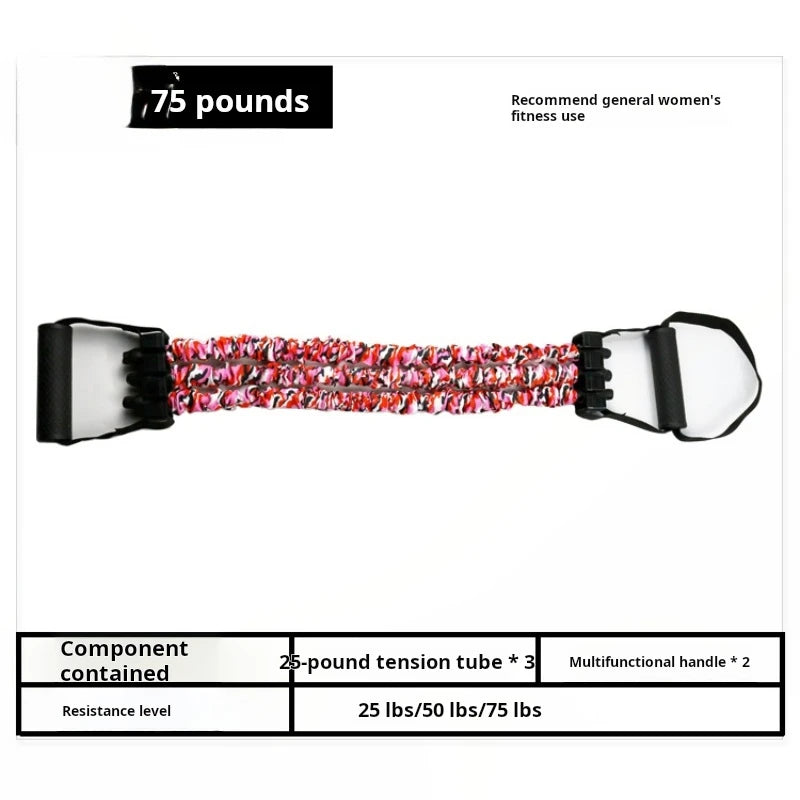 Chest Training Expander Elastic Pull-Rope Strength Trainer Multifunction Fitness Home Gym Workouts Equipment Resistance Band - Pape'sShop