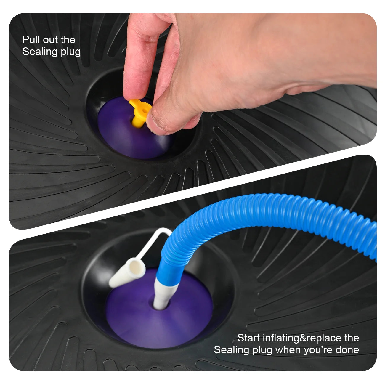 46cm Smooth Wave Speed Ball Pilates Yoga Balance Ball - Pape'sShop