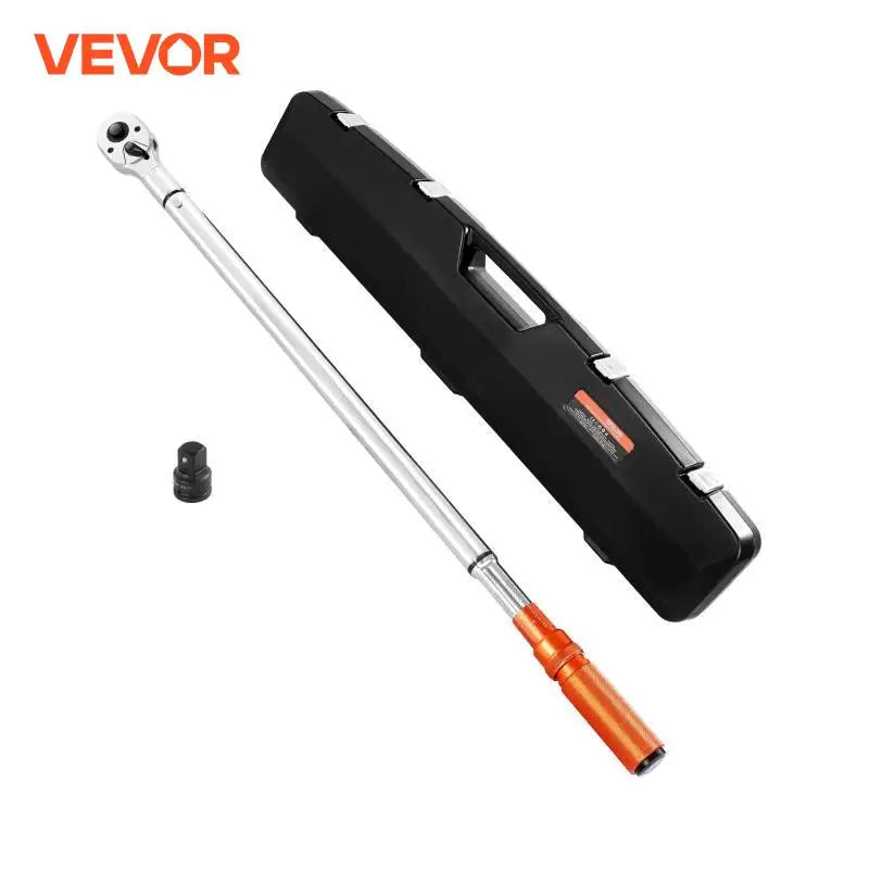 VEVOR Click Torque Wrench 3/4 Inch Drive 100-600 lbf-ft Dual-direction Torque Wrench Set Alloy Steel for Automobile Repair