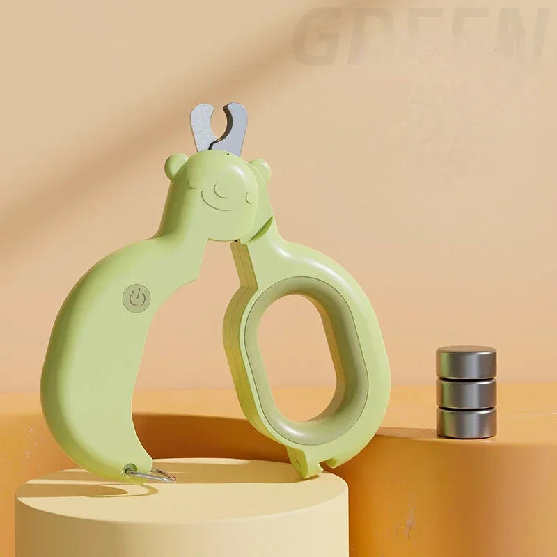 Paw Cat Nail LED Clipper Scissor Toe Nail Pet Dogs Scissor Light with Grooming - Pape'sShop