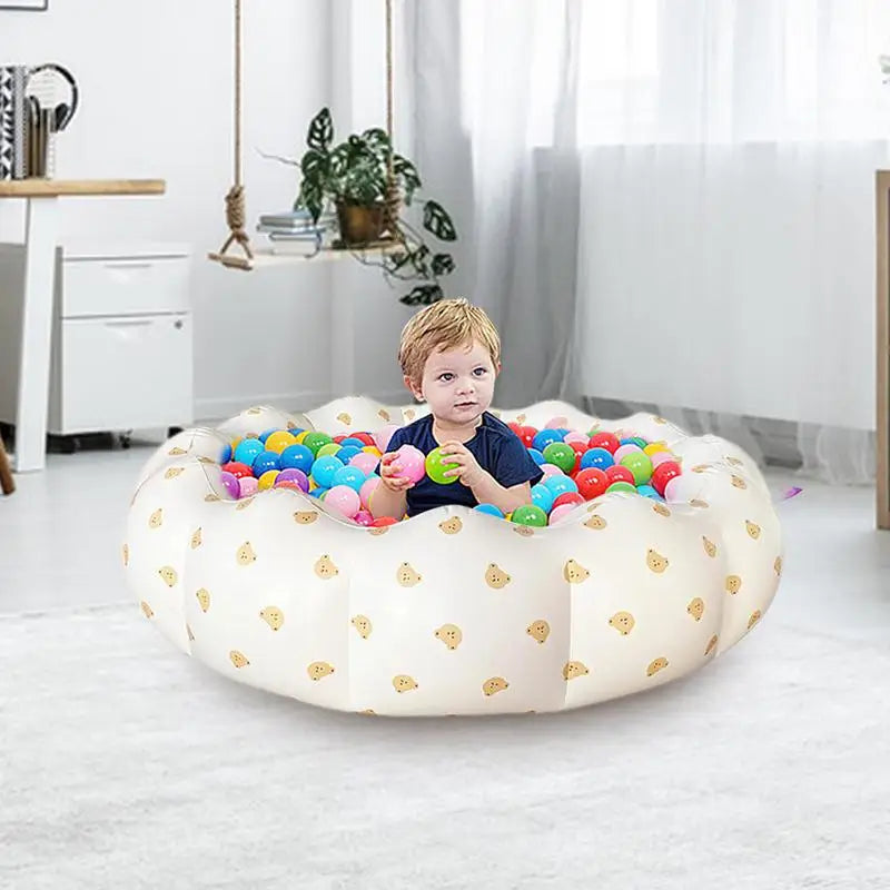 Swimming Pool For Kids Inflatable Kids Tub Foldable Toddler Swimming Pool Bathing Tub Portable Inflated Bathtub For Children - Pape'sShop