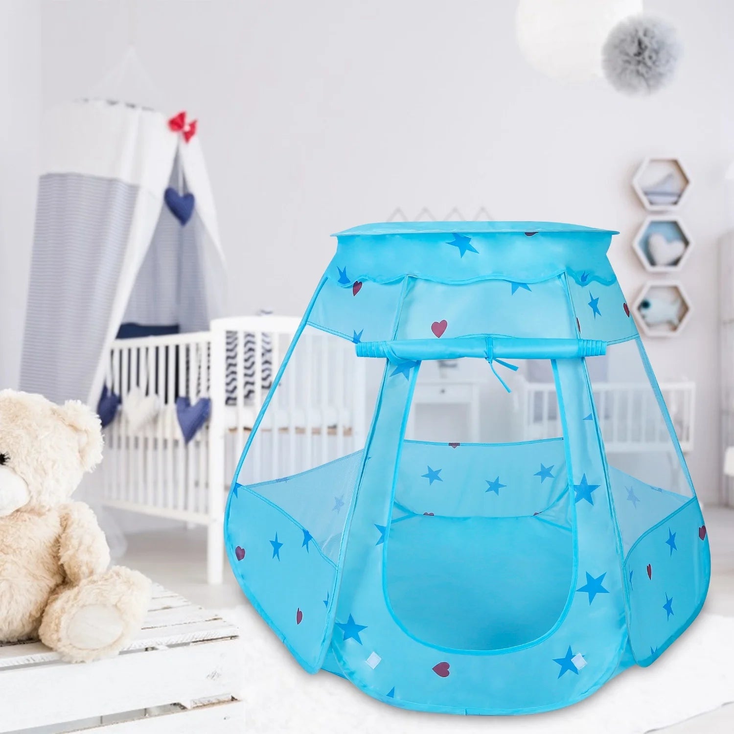 Kids Pop Up Game Tent Birthday Gift For Kids Prince Princess Toddler Play Tent Indoor Outdoor Castle Game Play Tent - Pape'sShop