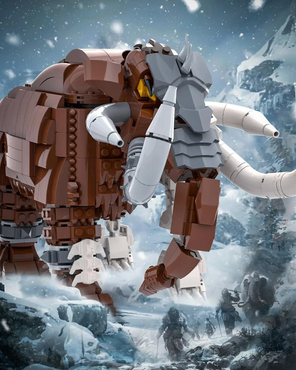 1310PCS Jurassic Mammoth Skeleton Building Blocks Ancient Animal Model Educational DIY Toy Birthday Gift For Boys Children - Pape'sShop