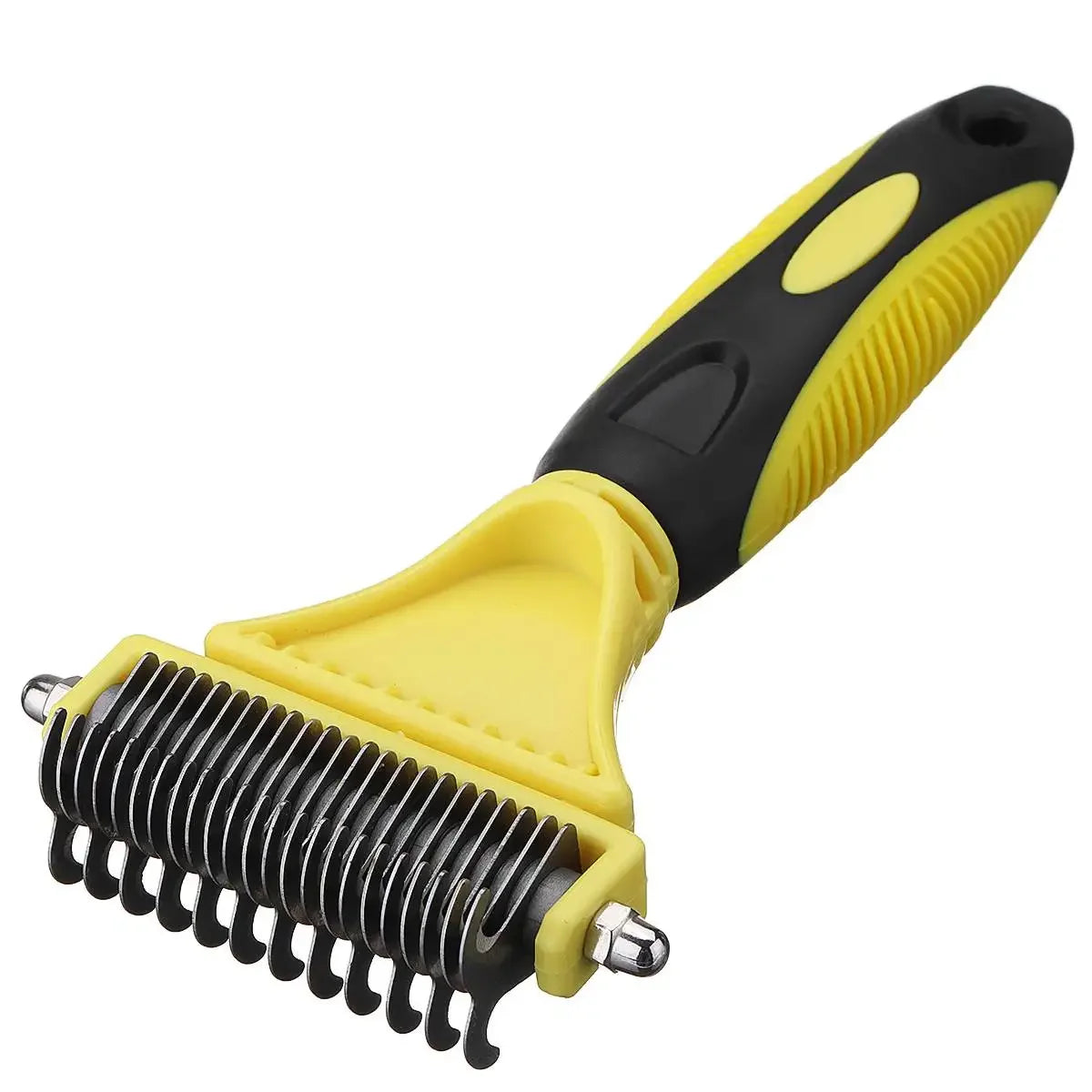 Pet Cat Dog Comb Brush Large Dogs Open Knot Rake Knife Stainless Double-sided Hair Shedding Comb Pet Grooming Products Tool - Pape'sShop