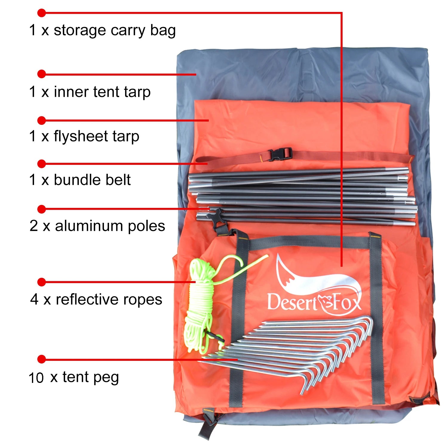 Desert Fox 1 Person Hiking Tent - Pape'sShop