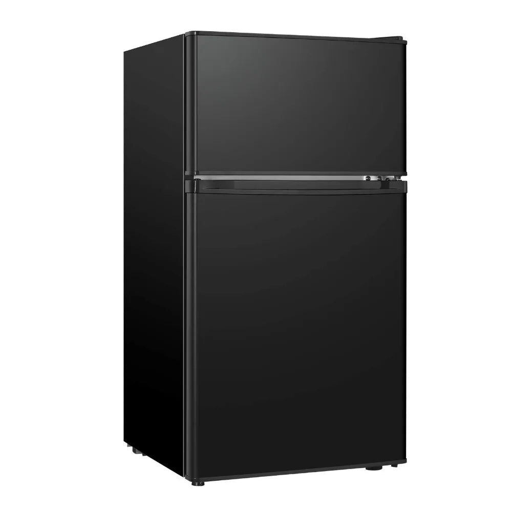 Mini Fridge With Freezer,3.2 Cu.Ft Compact Refrigerator,Mini Refrigerator With 2 Doors For Bedroom,Office,Kitchen,Apartment
