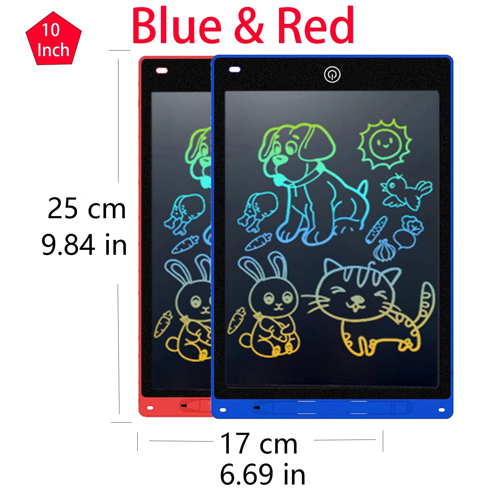 12 Pack LCD Writing Tablet for Kids, 6.5 Inch Colorful Doodle Board Drawing Tablet,toys for children，educational toys - Pape'sShop