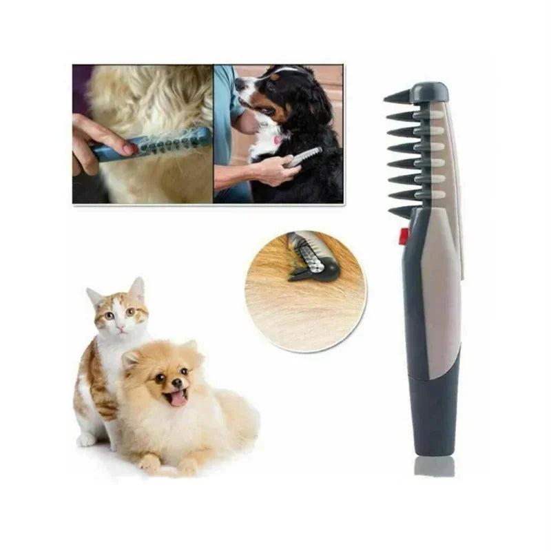 Dog Grooming Comb Quick Grooming Gilling Brush Tool for Pet Electric Cleaning Hair Cat Professional Puppy Trimmer Animal Slicker - Pape'sShop