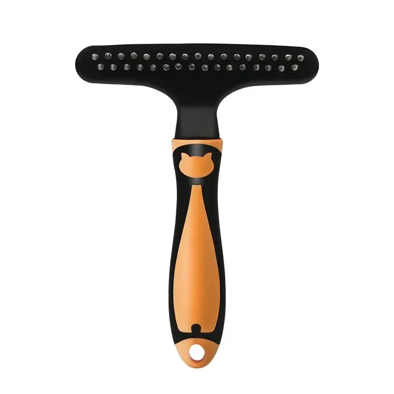Pet Comb 1PC Grooming Cat and Dog Comb De-fluffing Knotting Comb Bathing Cleaning Magic Smooth Hair Spike Rake Dandruff comb Dog - Pape'sShop