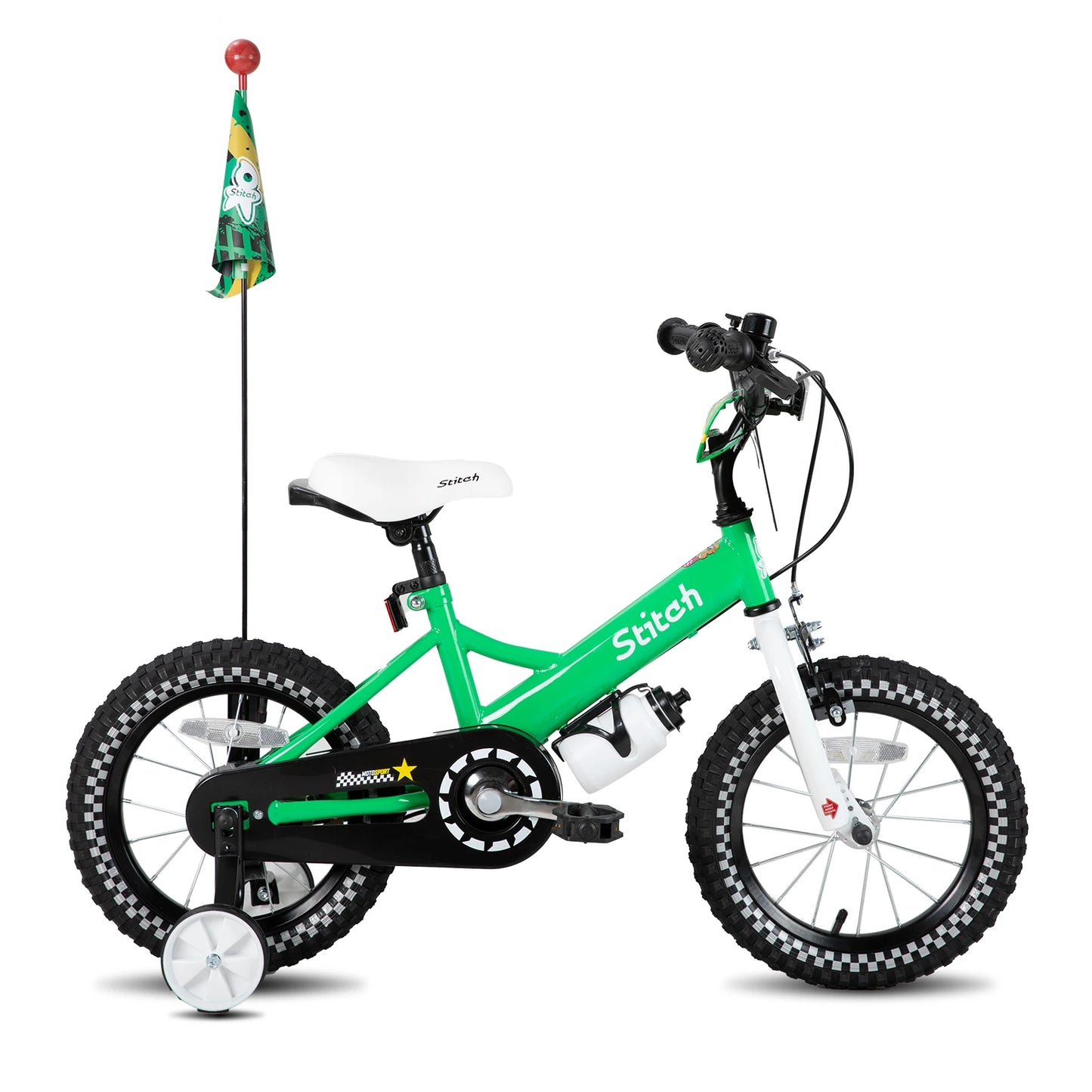 JOYSTAR Little Daisy Kids Bike for Boys Ages 2-7 Years, 12 14 16 InchBoys Bike with Flag & Number Plate - Pape'sShop