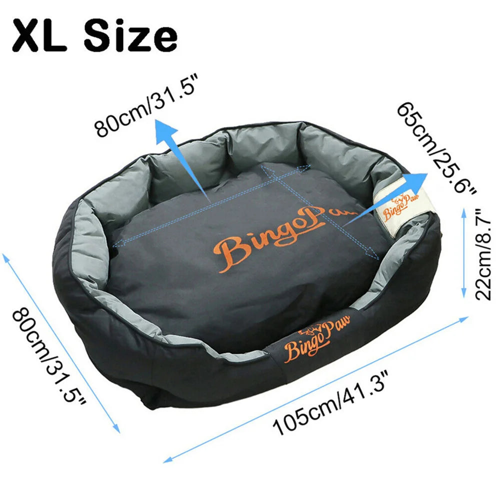 Waterproof XXL XL L Orthopedic Sofa Dog Bed Pet Mat Kennel Washable Pet Puppy Basket Cushion Removable fr Small Medium Large Dog - Pape'sShop