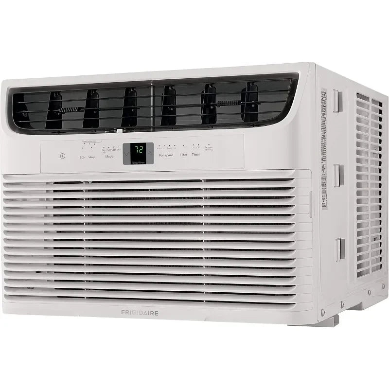 FRIGIDAIRE 12,000 BTU 115V Window-Mounted Compact Air Conditioner with Remote Control, White