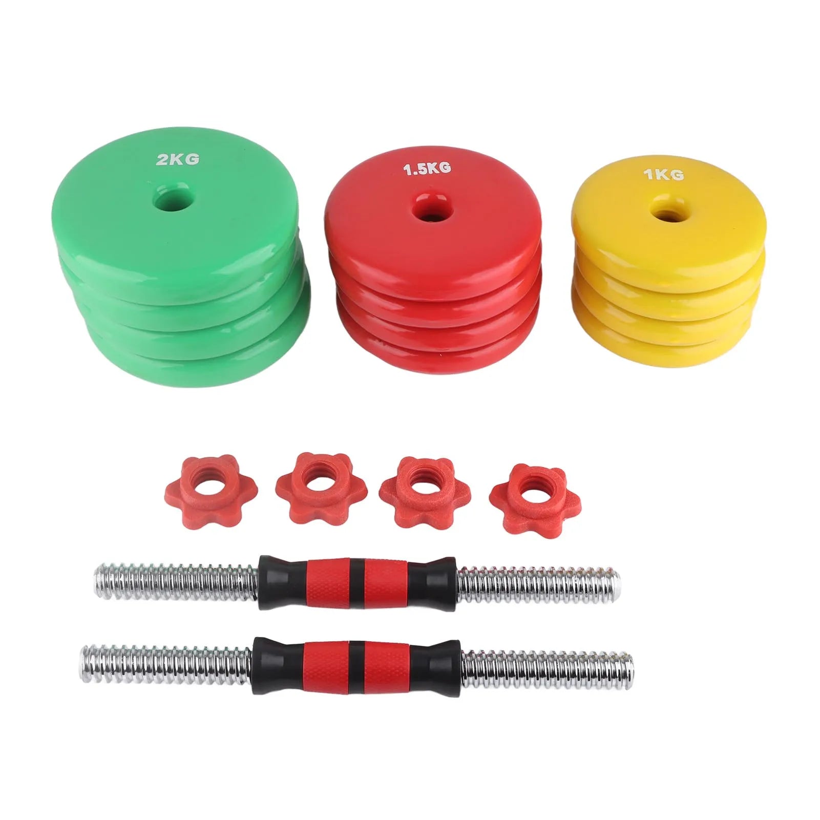 Colorful Dumbbell Fitness Dumbbell Colorful Removable Grip - Pape'sShop