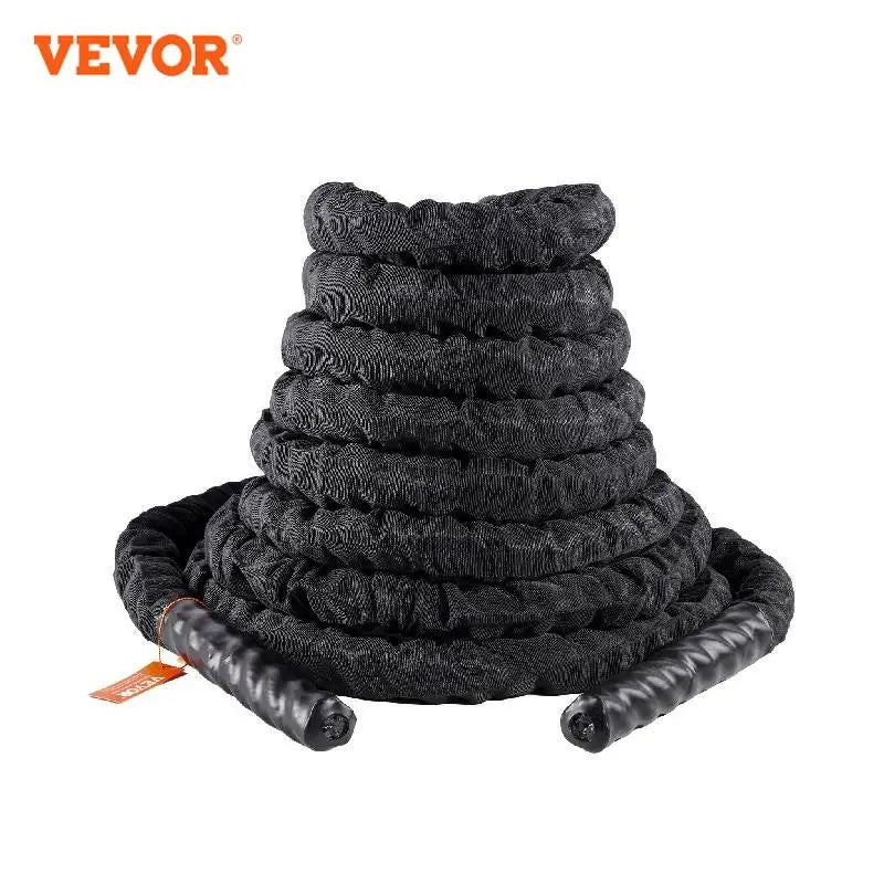 VEVOR Battle Rope Polyester Exercise Rope with Sleeve and Anchor - Pape'sShop