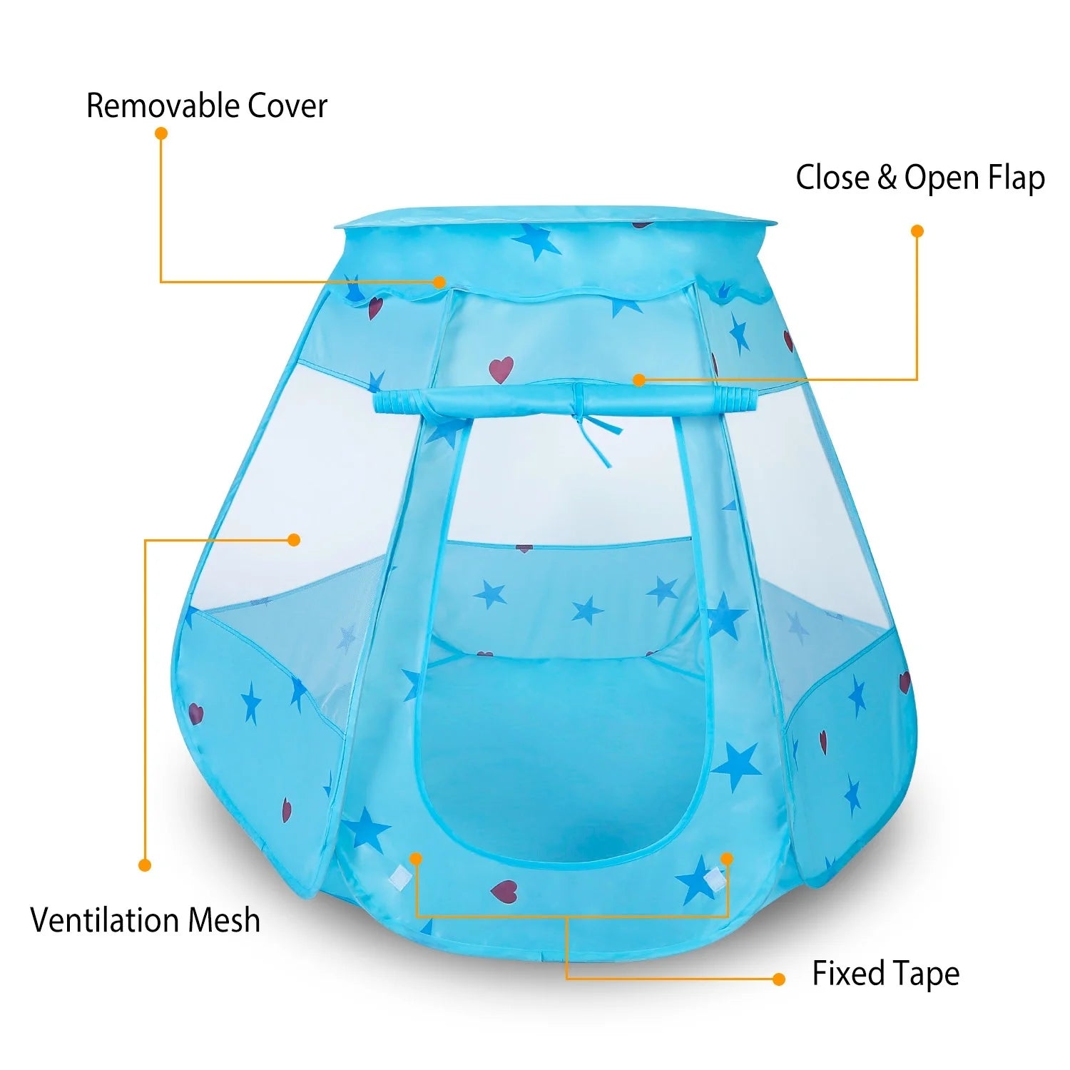 Kids Pop Up Game Tent Birthday Gift For Kids Prince Princess Toddler Play Tent Indoor Outdoor Castle Game Play Tent - Pape'sShop