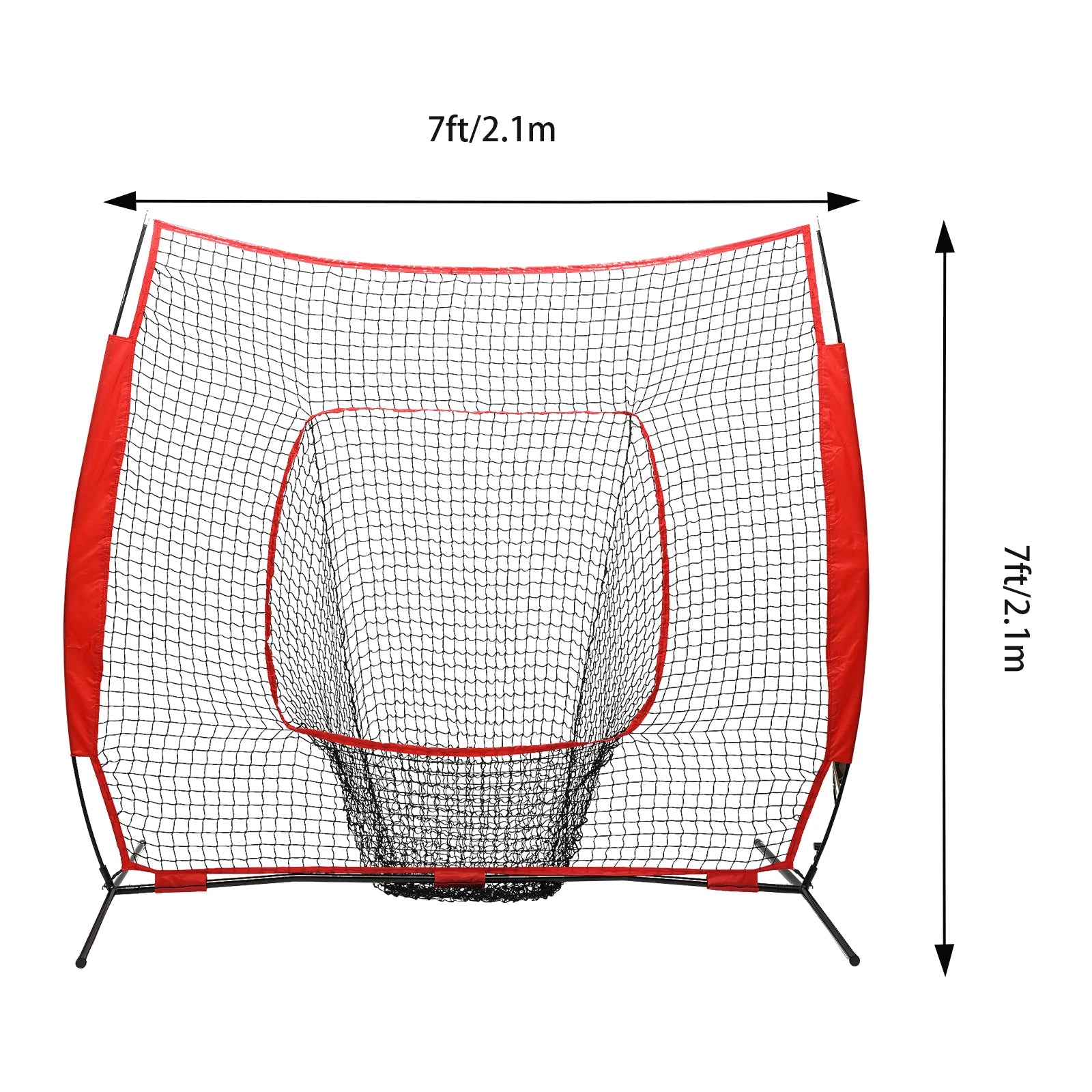 Baseball Softball Hitting Pitching Net Baseball Backstop Practice Net for Pitching Batting Catching Indoor Outdoor with CarryBag - Pape'sShop