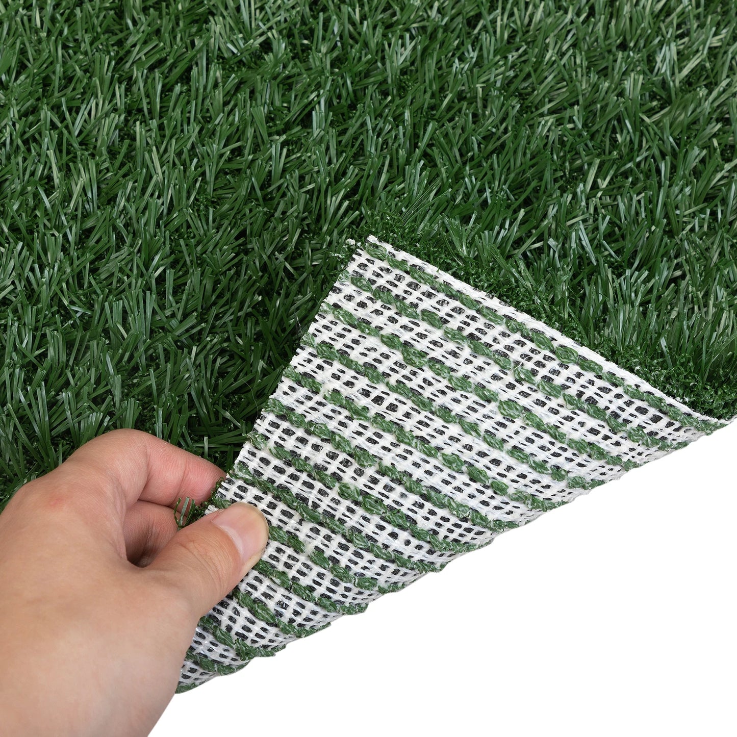 2PCS Realistic Artificial Grass Rug for Pet Potty Training, Synthetic Dog Pee Grass Turf Patch Carpet Pad for Indoor Outdoor - Pape'sShop